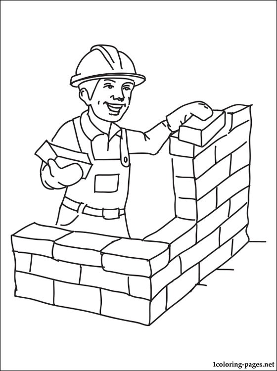 560x750 Builder Coloring Page Coloring Pages