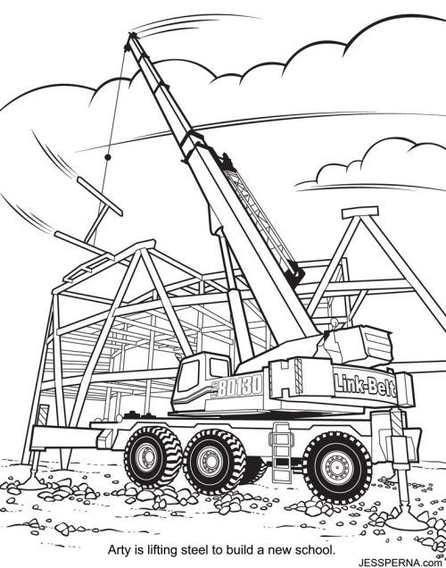 500x636 Construction Coloring Pages Free Coloring Website