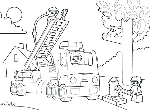 600x442 Construction Coloring Pages