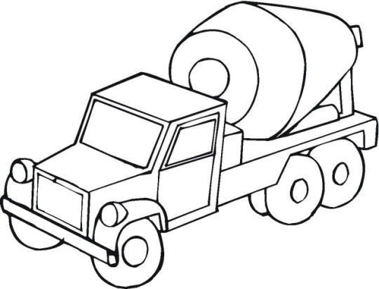 540x412 Construction Coloring Pages