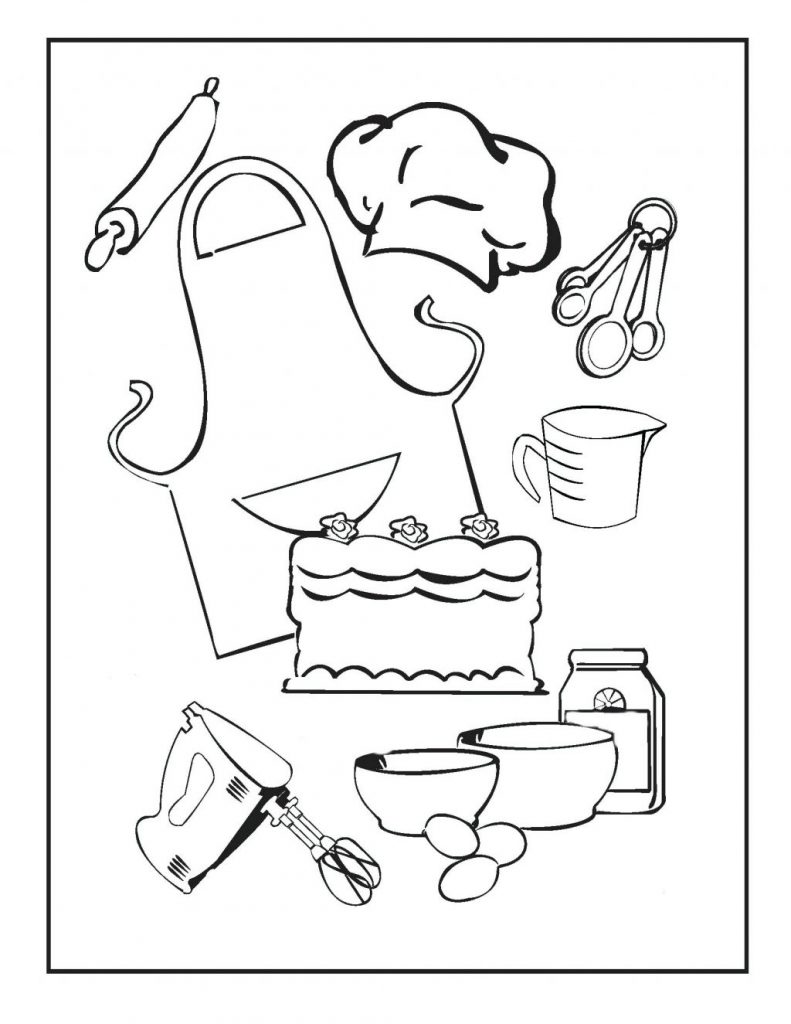 791x1024 Construction Tools Coloring Pages