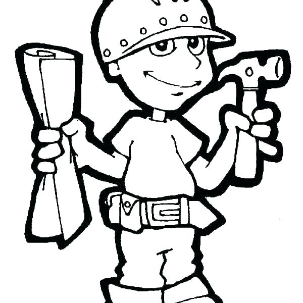 600x600 Tool Coloring Pages Tools Coloring Page Tool Coloring Pages