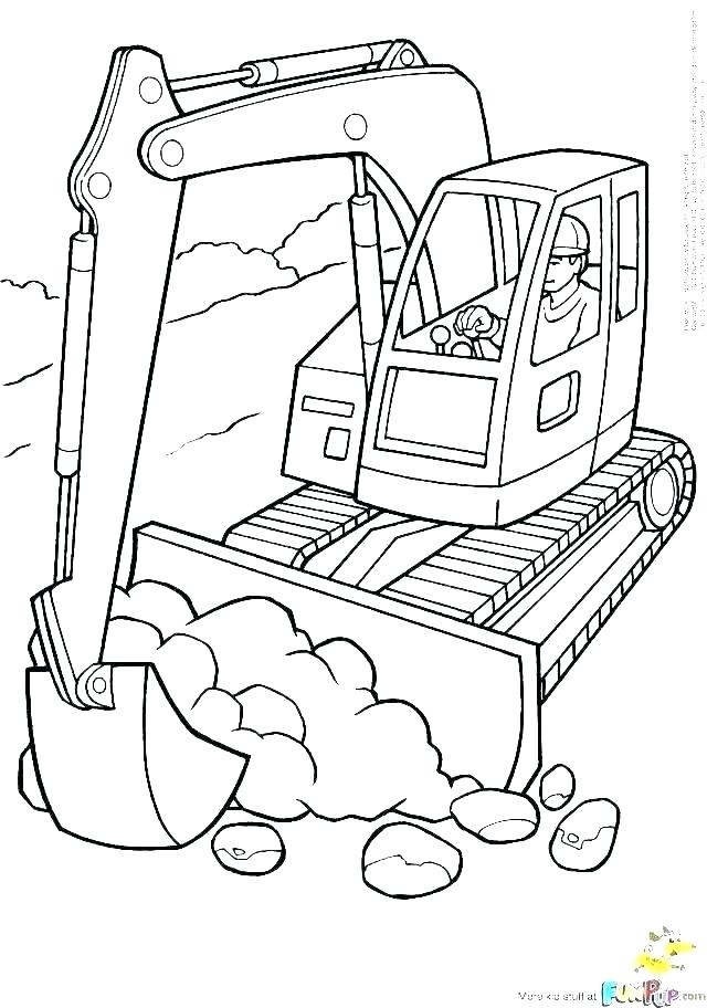 640x912 Construction Coloring Pages