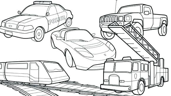 580x326 Construction Vehicles Coloring Pages Construction Vehicles