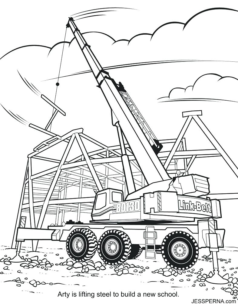 786x1000 Bulldozer Coloring Page Construction Truck Coloring Pages Photos