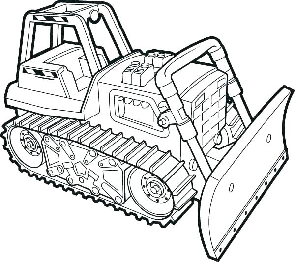 600x533 Construction Trucks Coloring Pages