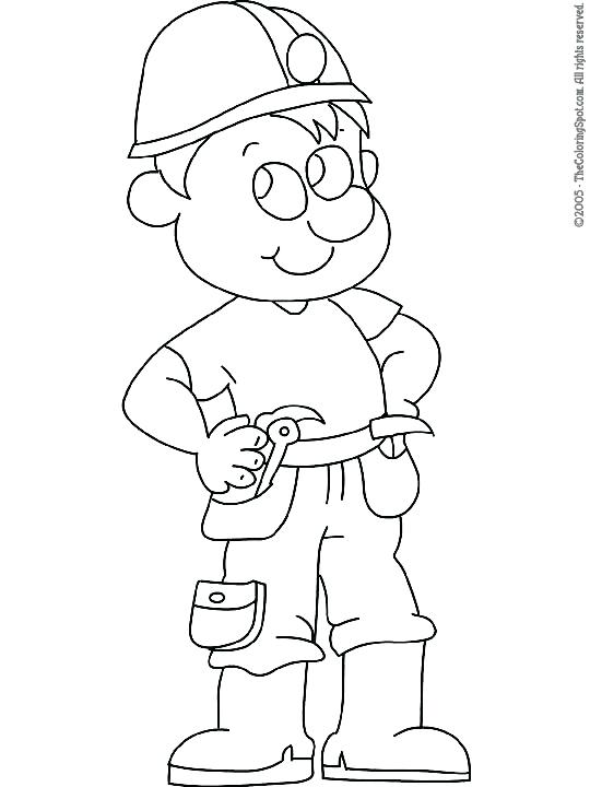 540x720 Construction Worker Coloring Pages Construction Worker Lego