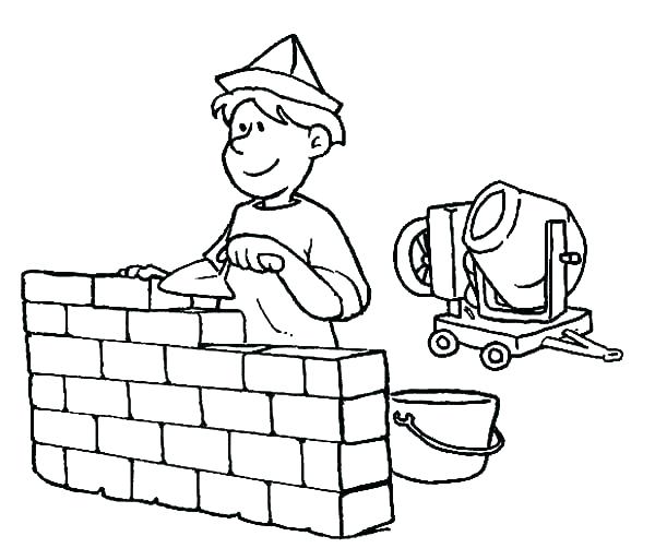 600x513 Sign Coloring Pages Sign Coloring Pages Construction Coloring