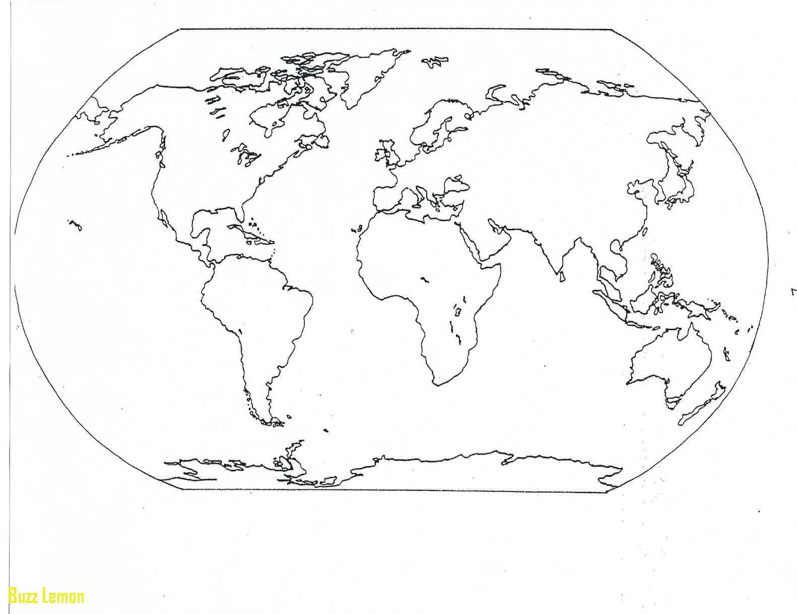 1582x1218 Continents Coloring Page Beautiful Map Buzz