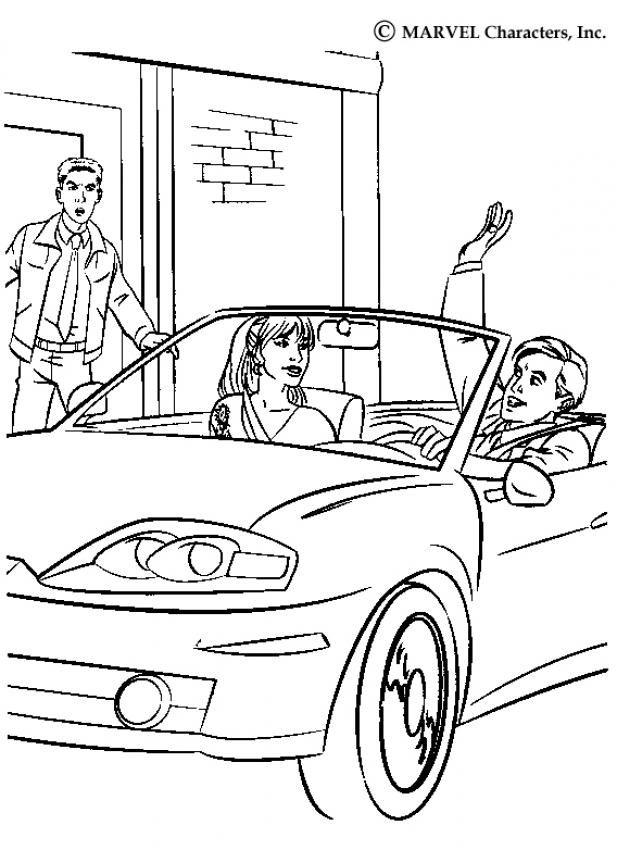 617x850 Let Your Imagination Soar And Color This Peter Parker In His