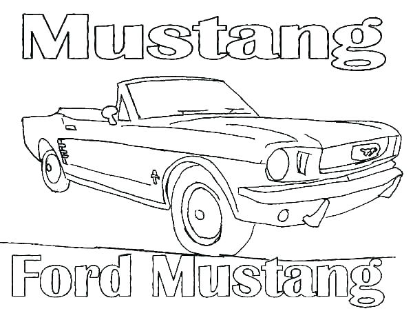 600x464 Coloring Mustang Coloring Pages Ford Free Printable How To Draw C
