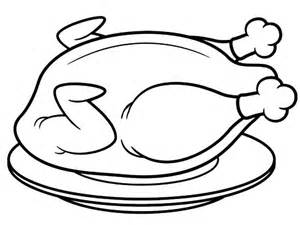 300x225 Fried Chicken Coloring Page