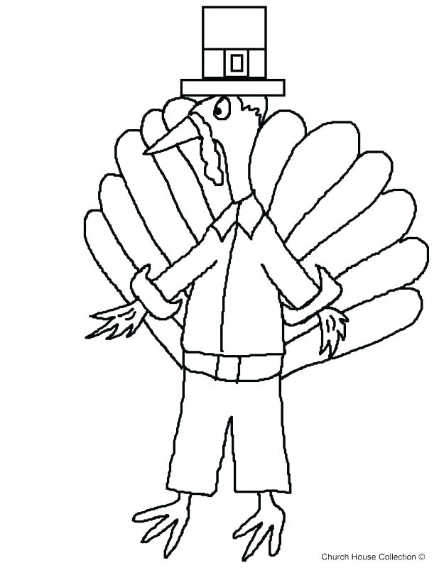 618x800 Pilgrim Hat Coloring Page