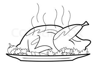 320x217 Cooked Chicken Drawing Clothed