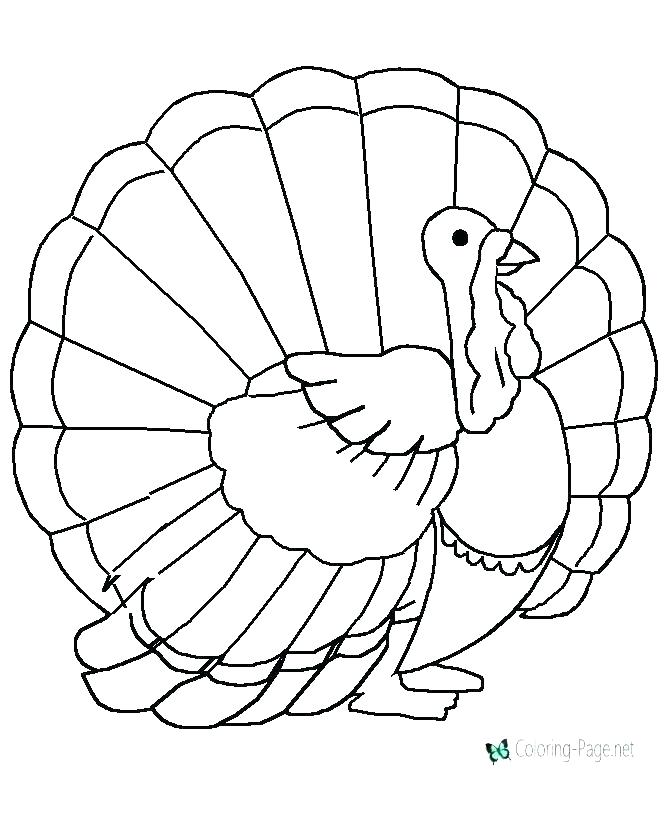 670x820 Images Of Turkeys For Coloring Turkey Coloring Pictures Printable