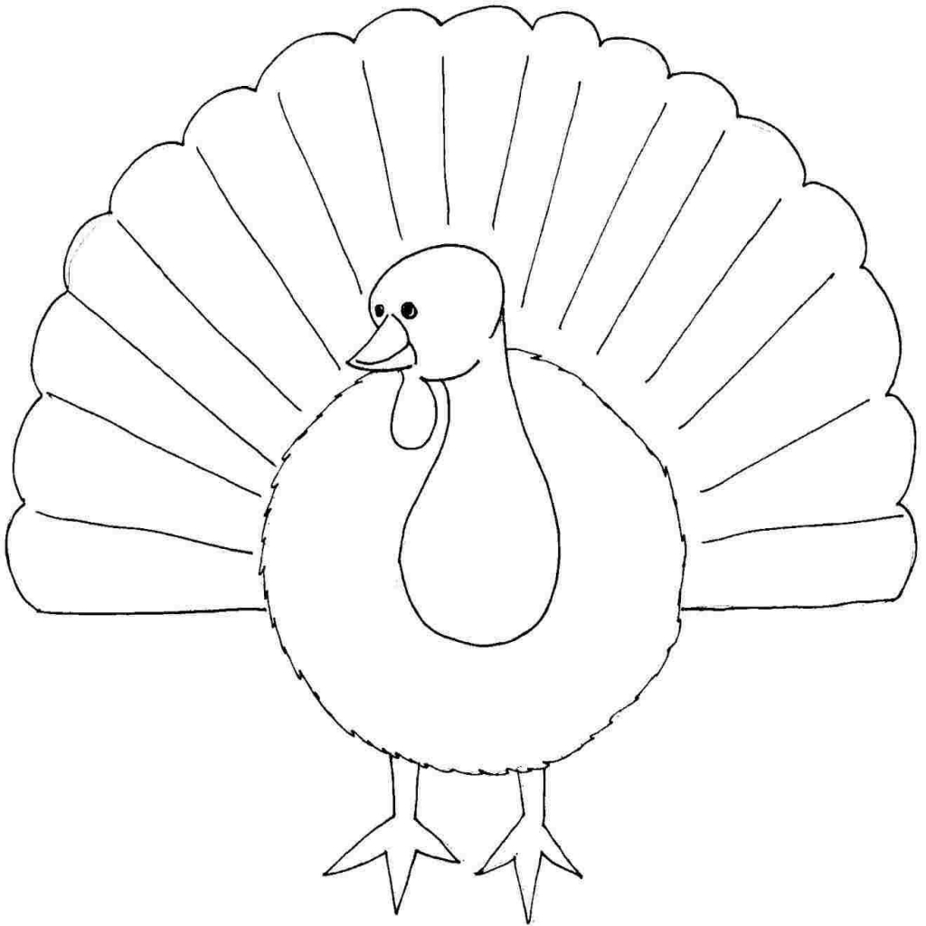1024x1024 Printable Free Thanksgiving Turkey Colouring Pages For Kids Boys