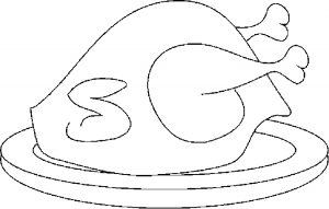 300x191 Turkey Coloring Pages For Kids