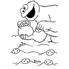 Cookie Coloring Pages
