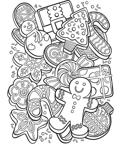 472x560 Cookies Coloring Pages