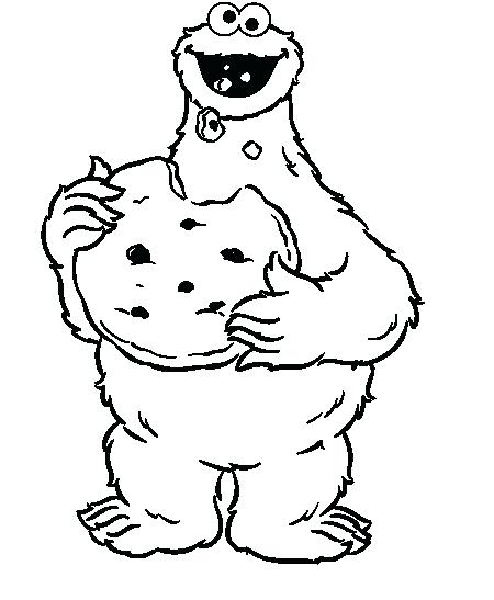 450x547 Cookie Monster Coloring Page Cookie Monster Coloring Pages