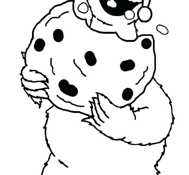 650x600 Cookie Monster Coloring Pages Cookie Monster Eating Cookies
