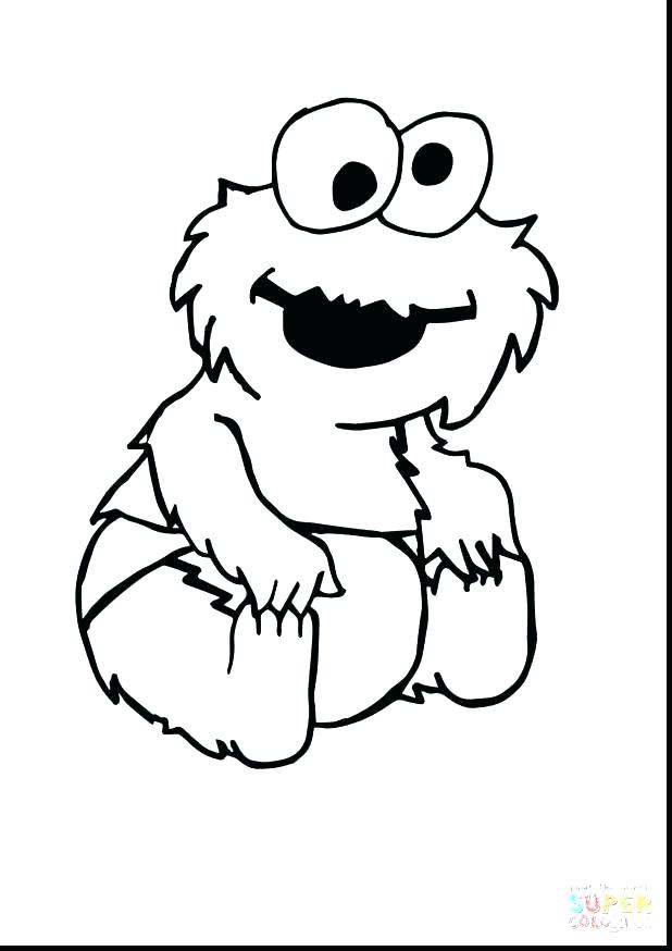 618x874 Cookie Monster Coloring Pages Monster Coloring Page Cookie Monster