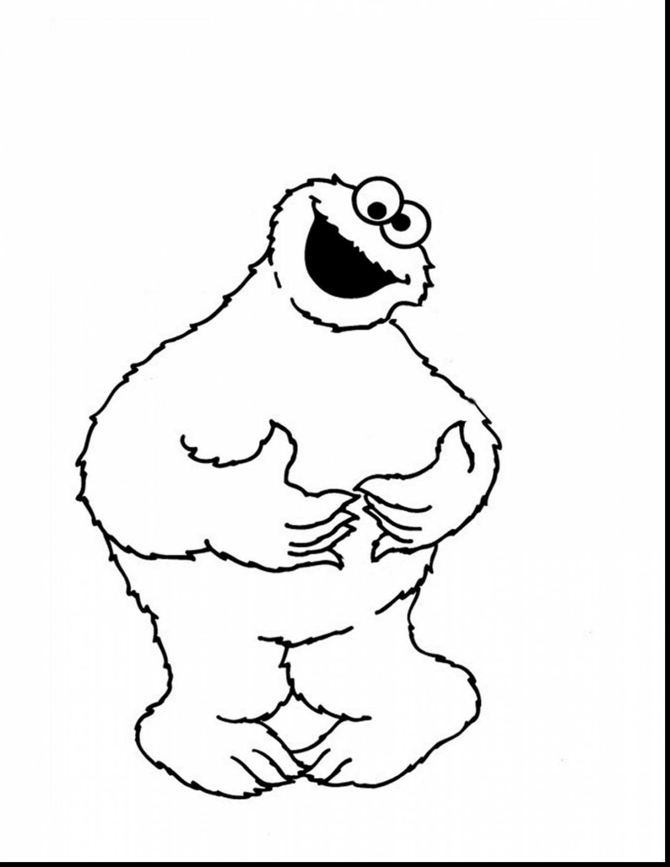 1360x1760 Cookie Monster Coloring Sheet Best Page Imagine Pages