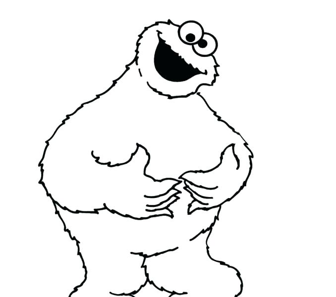 678x600 Monster Face Coloring Pages Coloring Pages Cookie Monster Cookie