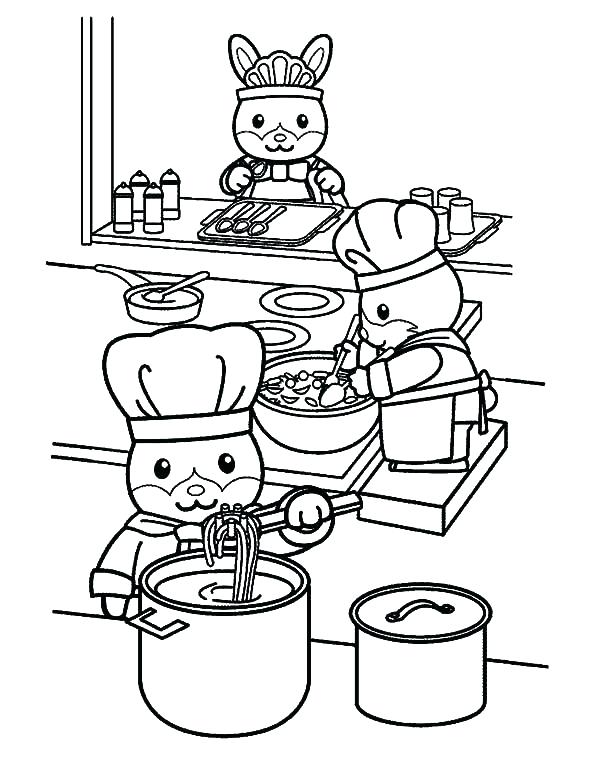600x769 Free Printable Cooking Coloring Pages Transasia