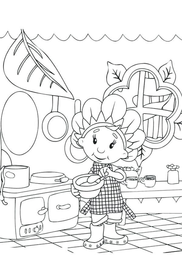 600x841 Cooking Coloring Pages And Cooking At Kitchen