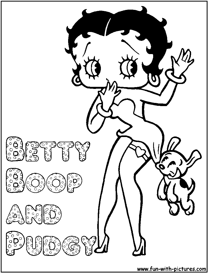 800x1050 New Bettyboop Coloring Pages Free Printable Colouring Pages