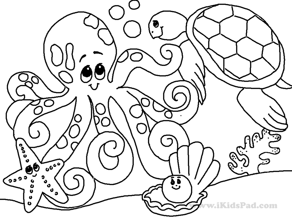 1024x768 Scarce Pre K Coloring Sheets Printable Animal Picture