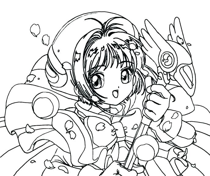 687x576 Anime Coloring Pages For Adults Cool Anime Coloring Pages Also