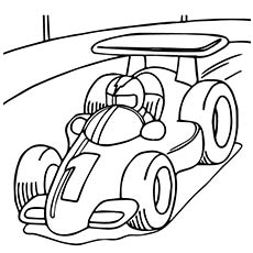 230x230 Top Race Car Coloring Pages For Your Little Ones