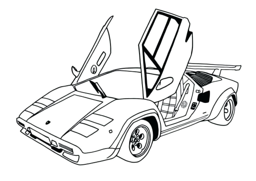 Cool Car Coloring Pages at GetDrawings | Free download