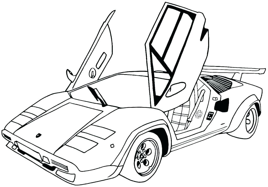 1024x716 Sports Car Coloring Pages Icontent