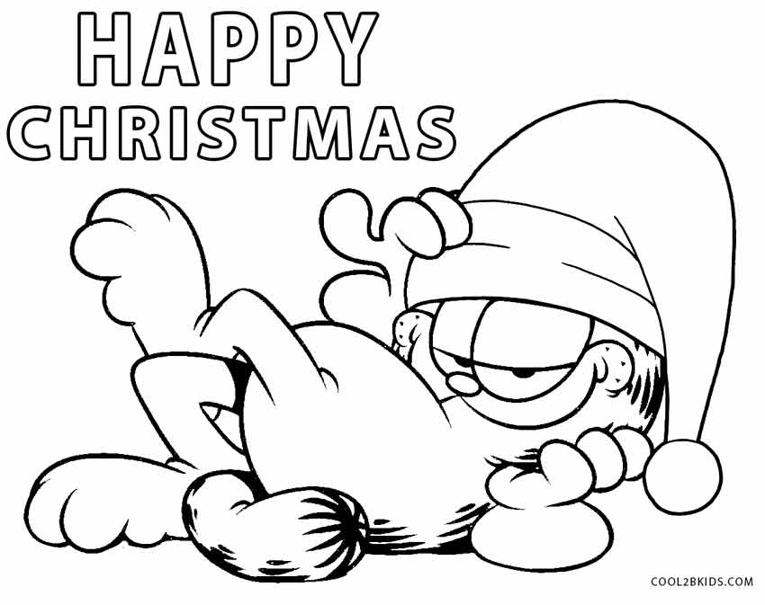 850x673 Printable Garfield Coloring Pages To Kids