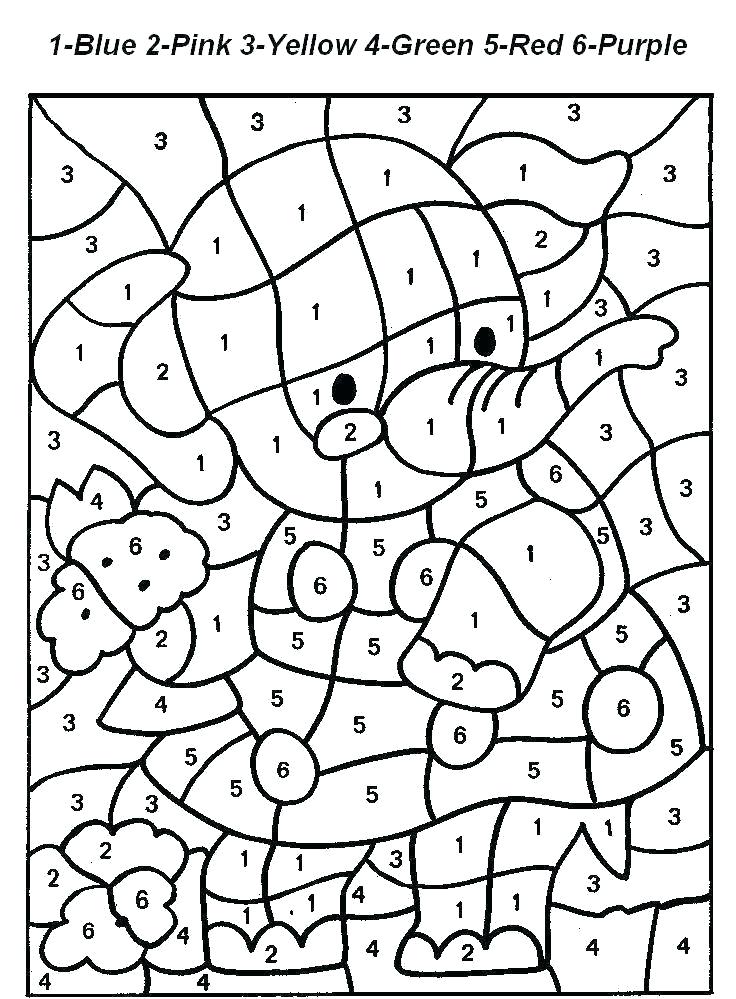736x999 Coloring Pages Numbers Color