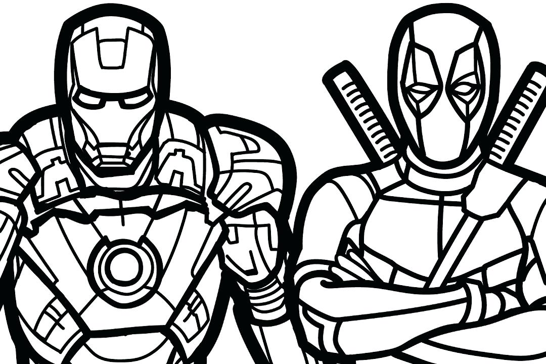 1080x720 Deadpool Coloring Book And Cool Coloring Pages Incredible