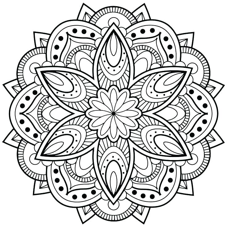 736x736 Printable Coloring Mandalas Printable Coloring Pages For Adults