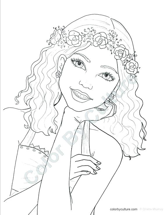 570x738 Teen Coloring Pages Teenage Girl Coloring Pages Fashion Coloring