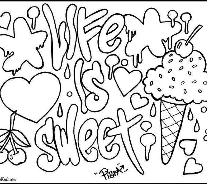 678x600 Cool Coloring Sheets Teenagers Printable Coloring Pages