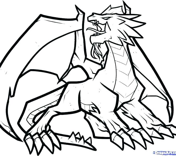678x600 Dragon Coloring Pages Easy Cool Dragon Coloring Pages Cool Dragon