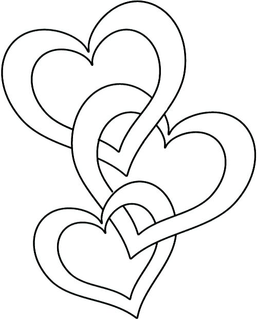 500x620 Coloring Pages With Hearts Coloring Page Of A Heart Phone Coloring