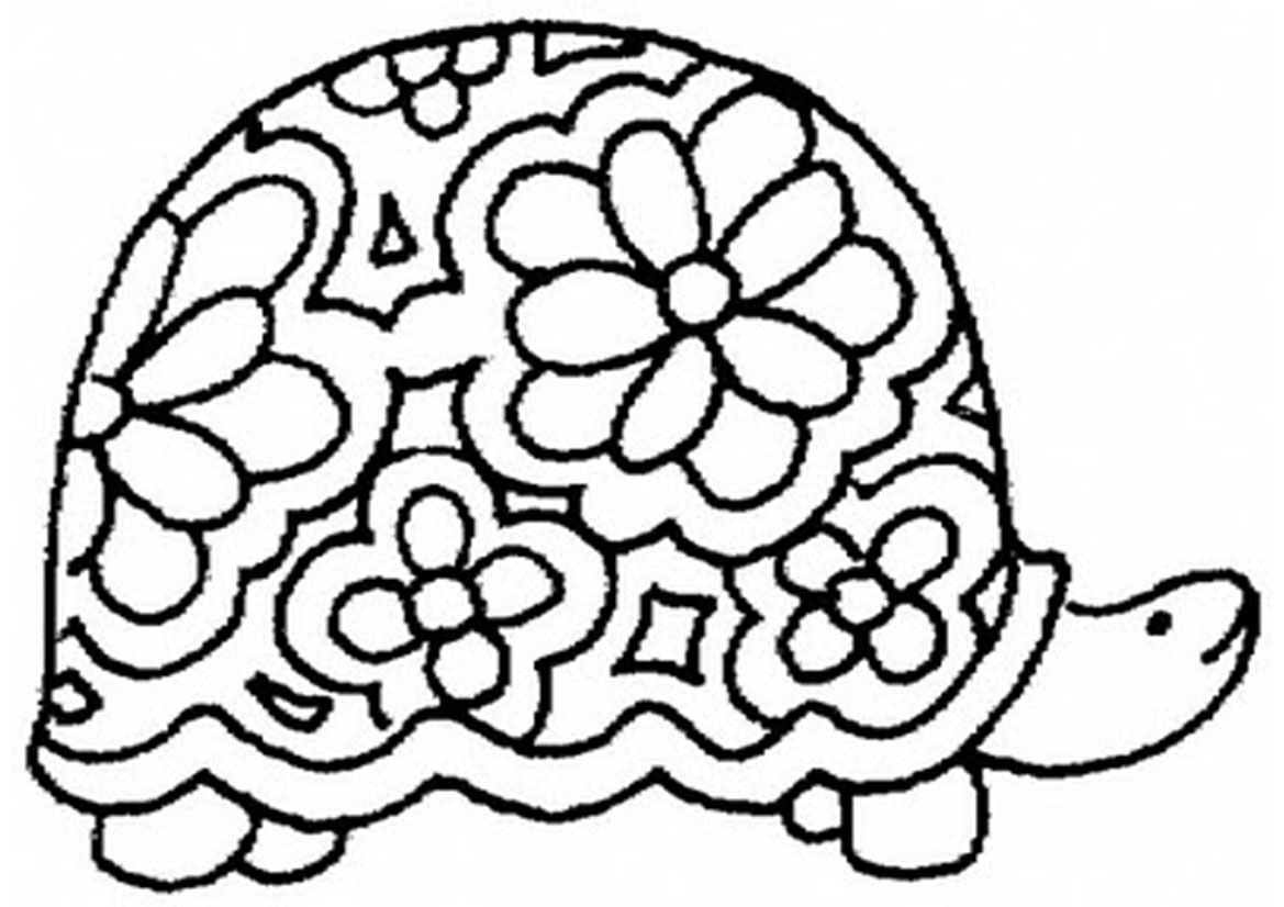 1169x826 Cool And Opulent Turtle Coloring Pages For Adults Printable
