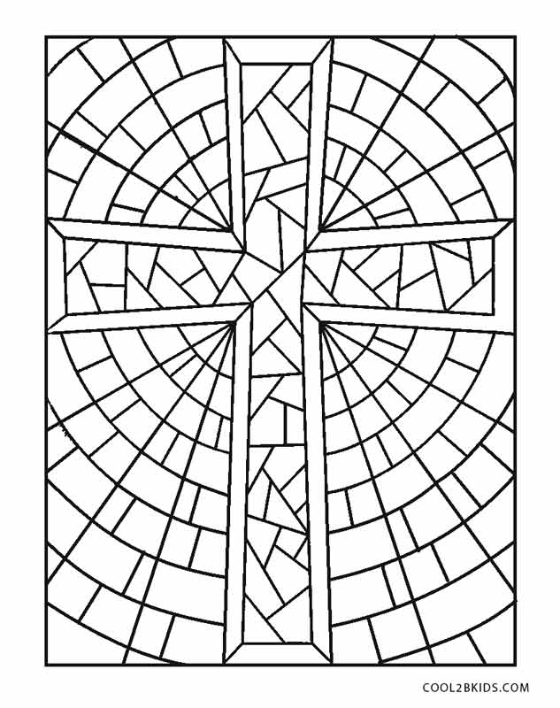 633x800 Free Printable Cross Coloring Pages For Kids