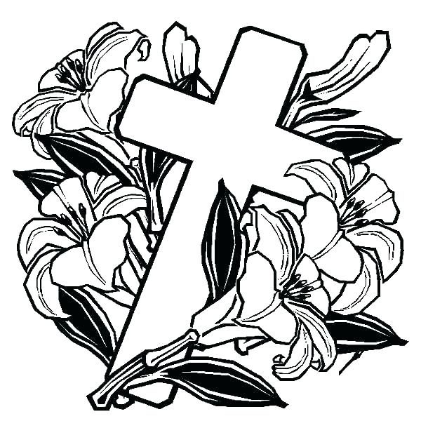 600x600 Coloring Pages Crosses Cross Color Page Coloring Pages Of Crosses