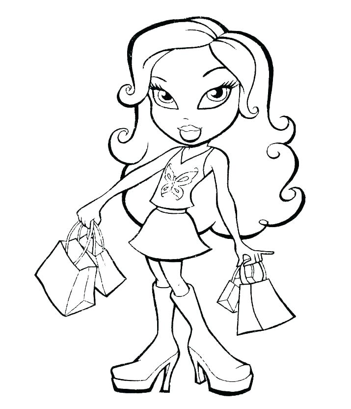 715x832 Cool Girl Coloring Pages