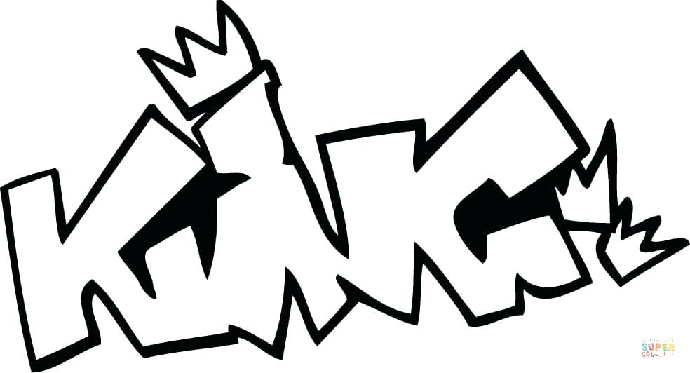 984x532 Graffiti Pictures To Color Click The King Graffiti Coloring Pages