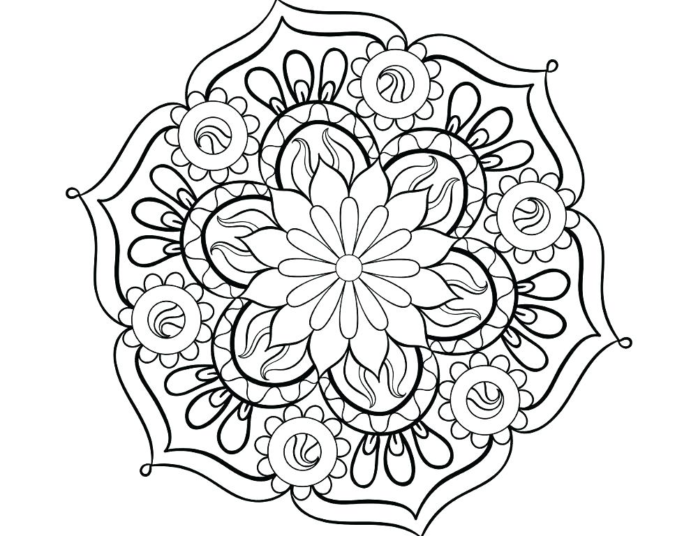 1000x768 Hard To Color Coloring Pages